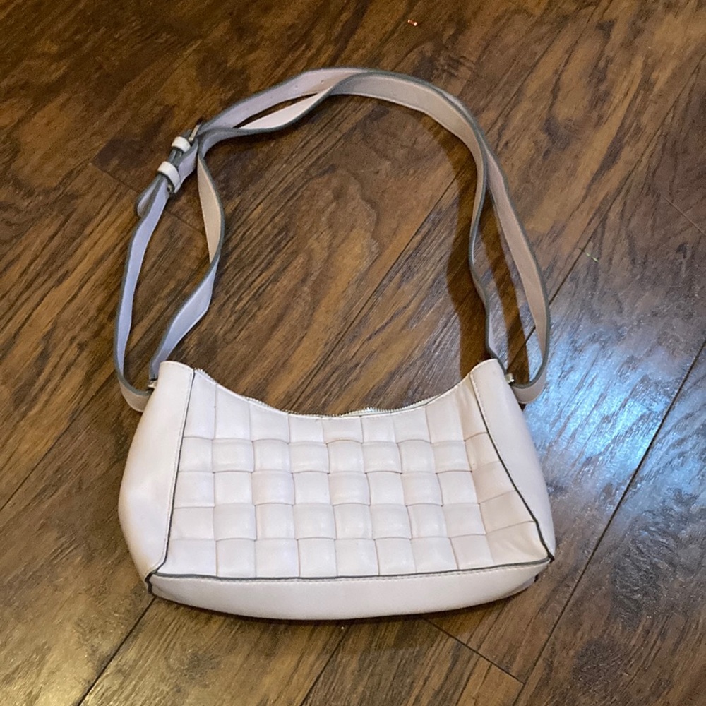 Purple hand bag